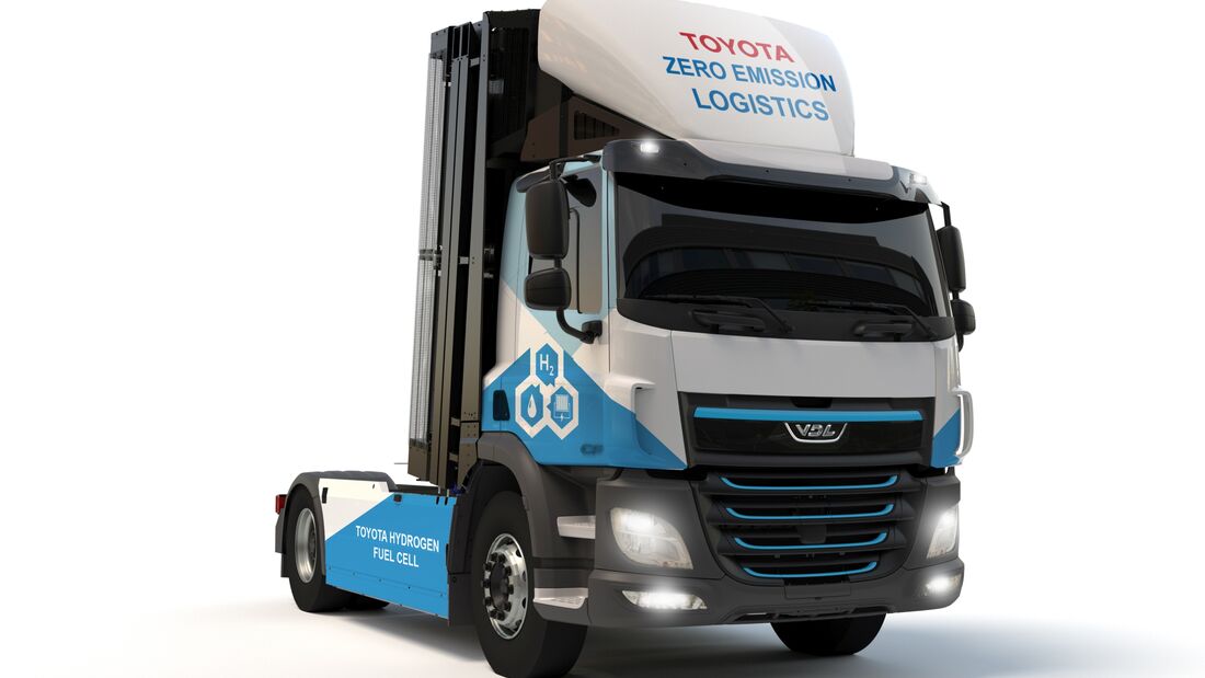 H2-Lkw in der Toyota-Logistik