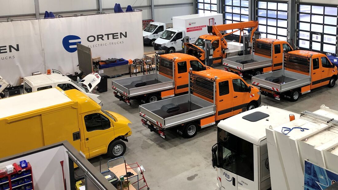 100 Elektro-Lkw im Jahr geplant