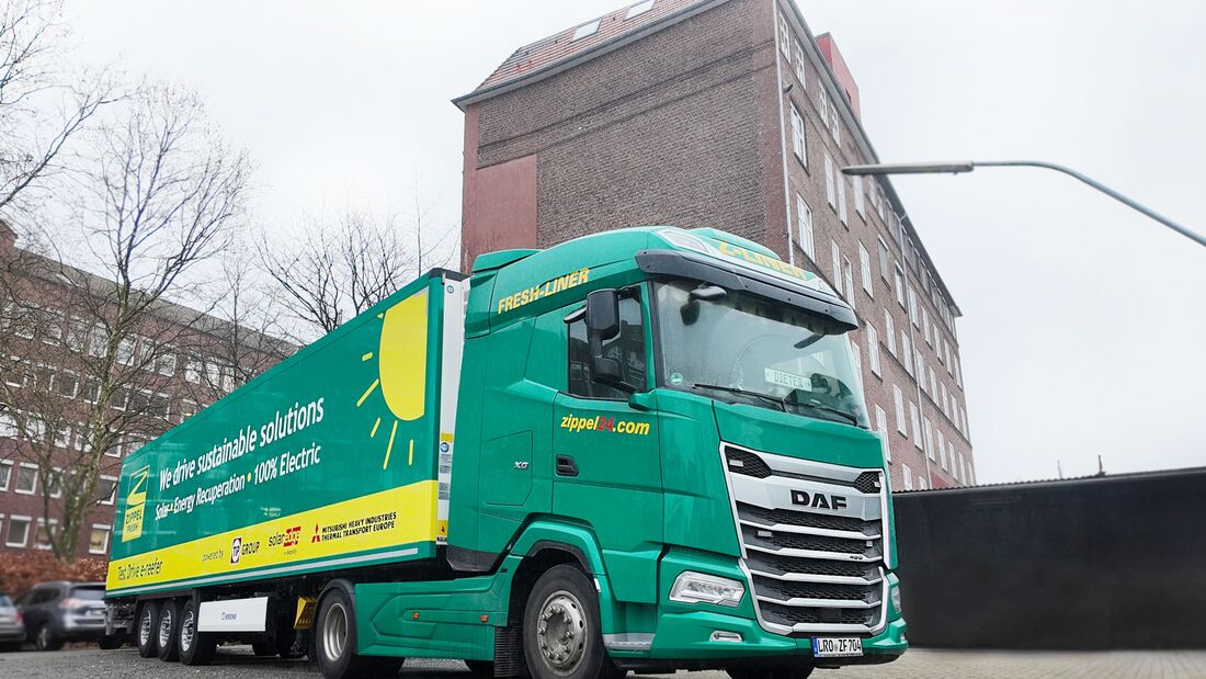 Hightech-Trailer im Pilotprojekt