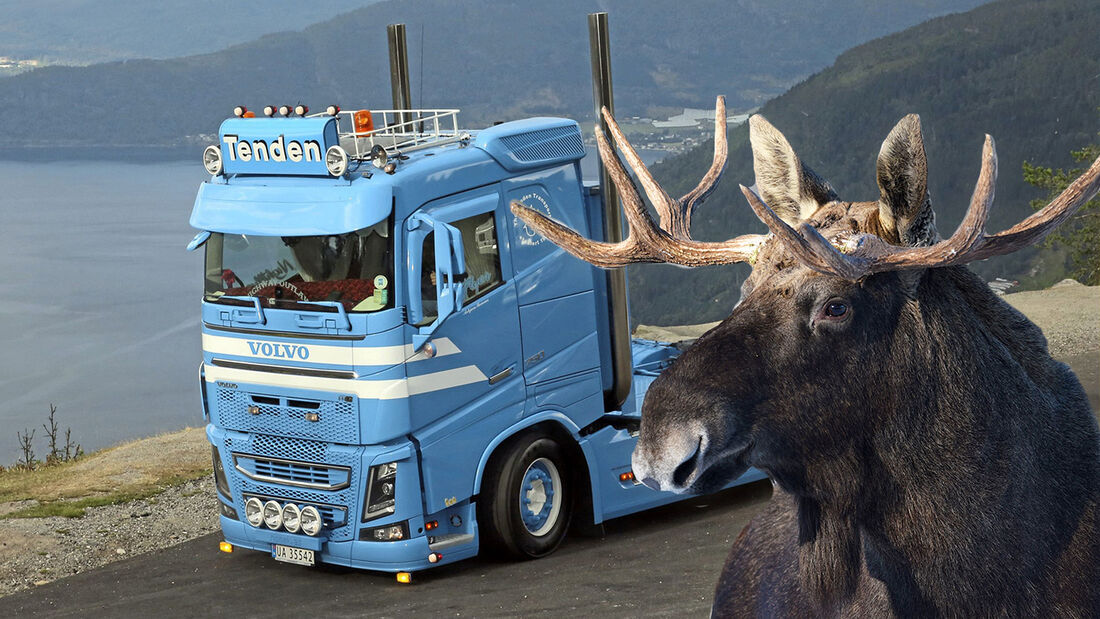 Supertruck im "Old School"-Stil gestaltet