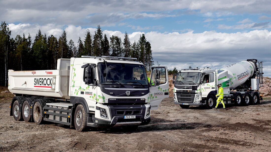 Volvo E-Lkw für den Bau