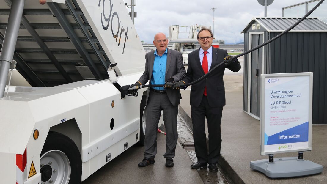 Stuttgarter Flughafen stellt Vorfeldflotte um