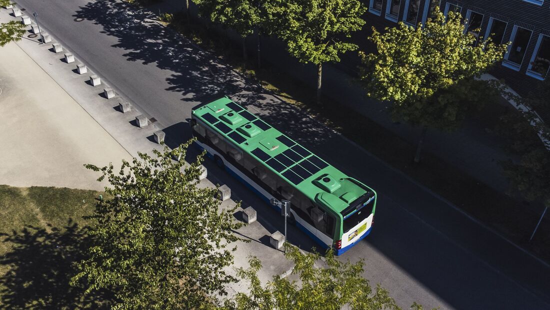 Solar-Kit für Dieselbusse