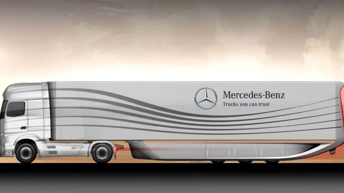 Mercedes-Benz stellt den Aero-Trailer vor