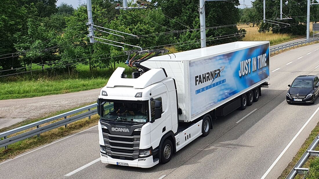 Oberleitungs-Lkw auch in Bayern
