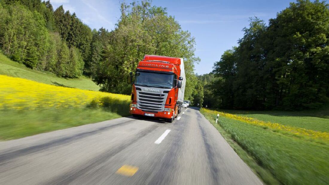 Euro-6-Lkw in der Schweiz unterwegs