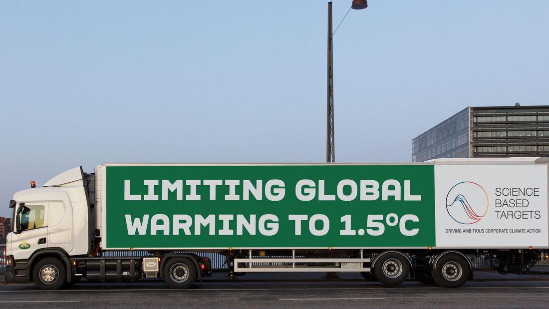 Arla verdoppelt sein CO2e-Reduktionsziel