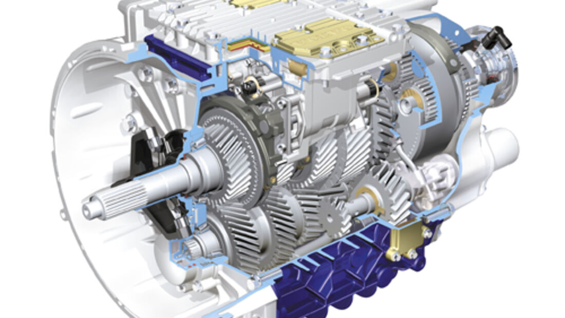 Das neue Volvo I-Shift-Getriebe spart Kraftstoff