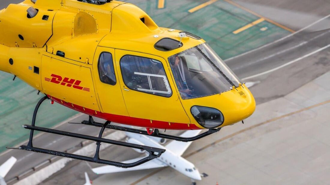 Zustellung per Helikopter
