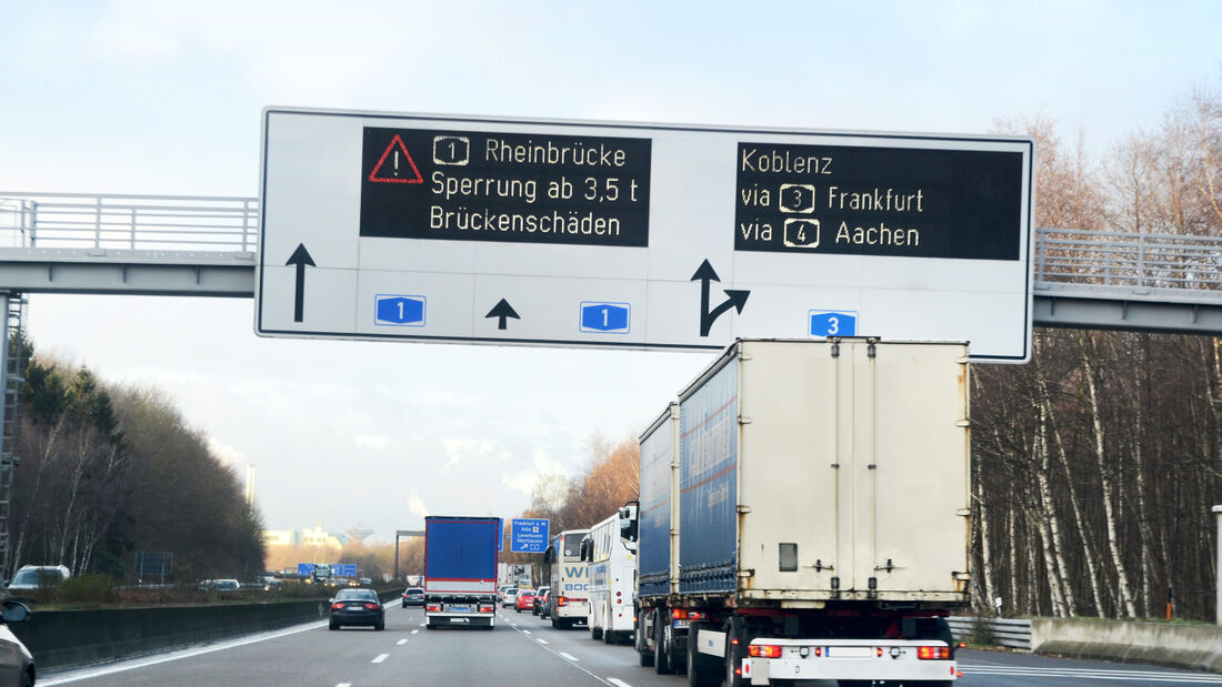 Rhein-Querung wird komplett gesperrt