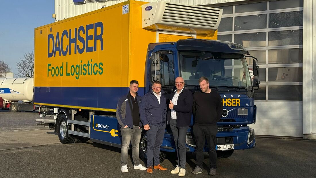 100. E-Lkw bei Dachser