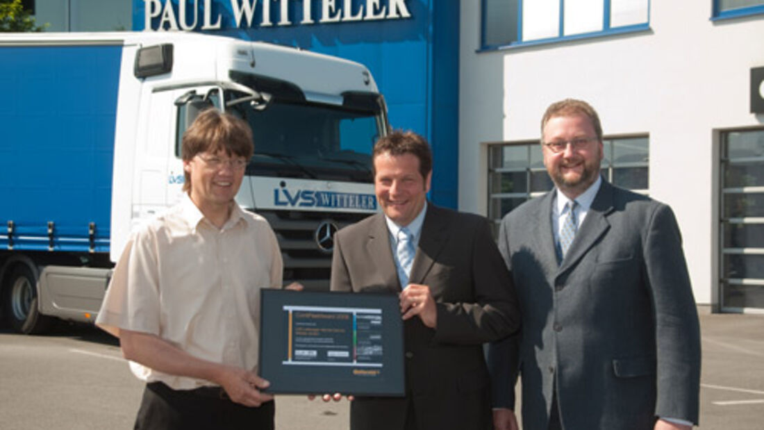 LVS Witteler GmbH aus Brilon erhält ContiFleetAward