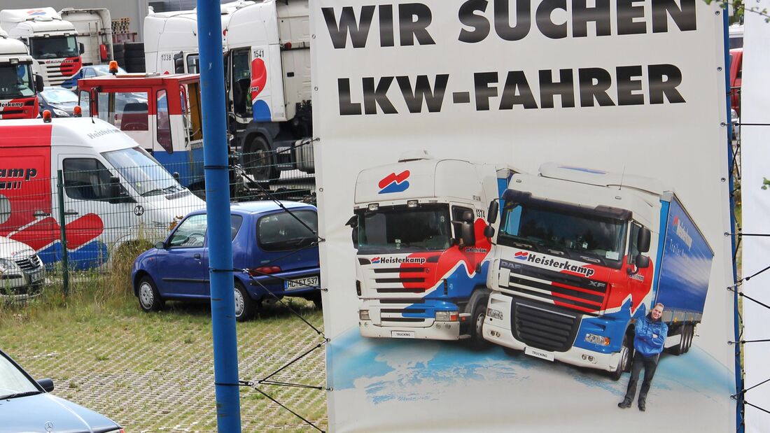 Bundesregierung sieht Engpass bei Lkw-Fahrern