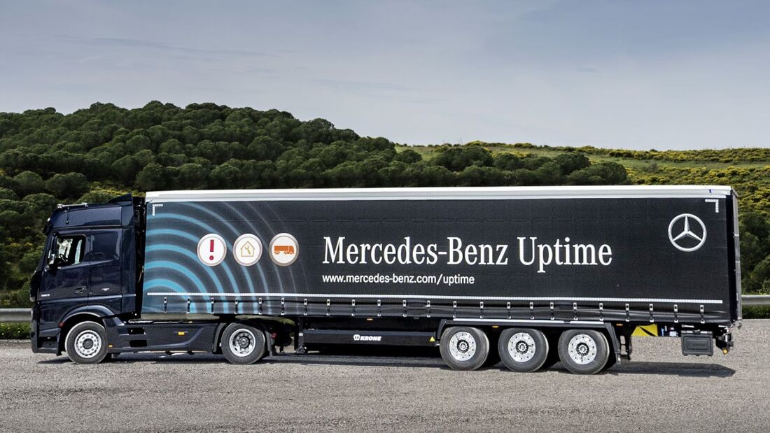 Mercedes-Benz Uptime integriert den Trailer
