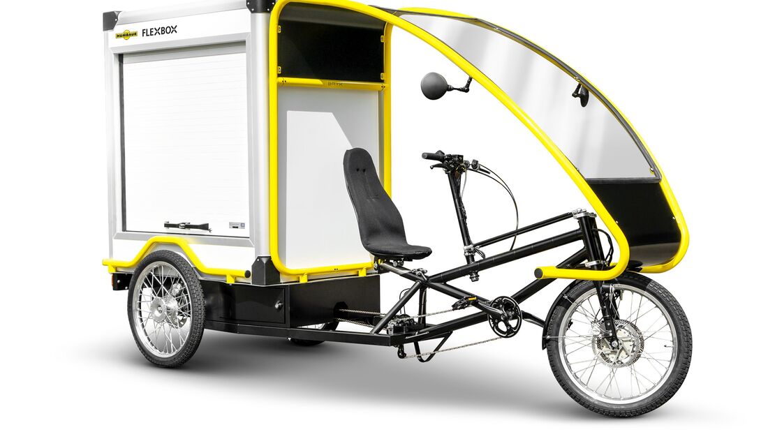 Humbaur präsentiert Lastenrad Flex Bike