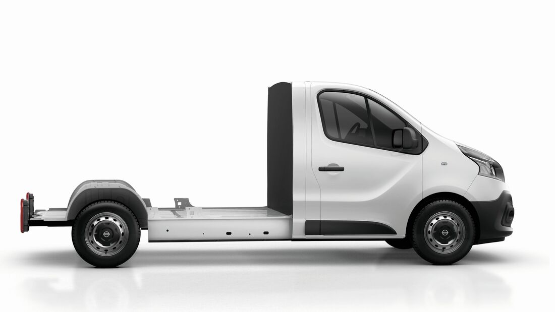 Mittlerer Transporter als Fahrgestell erhältlich