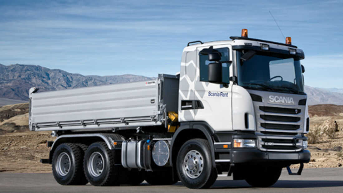 Scania Deutschland vermietet jetzt auch Baufahrzeuge
