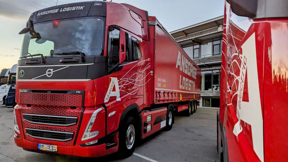 10 schwere Elektro-Lkw im Einsatz