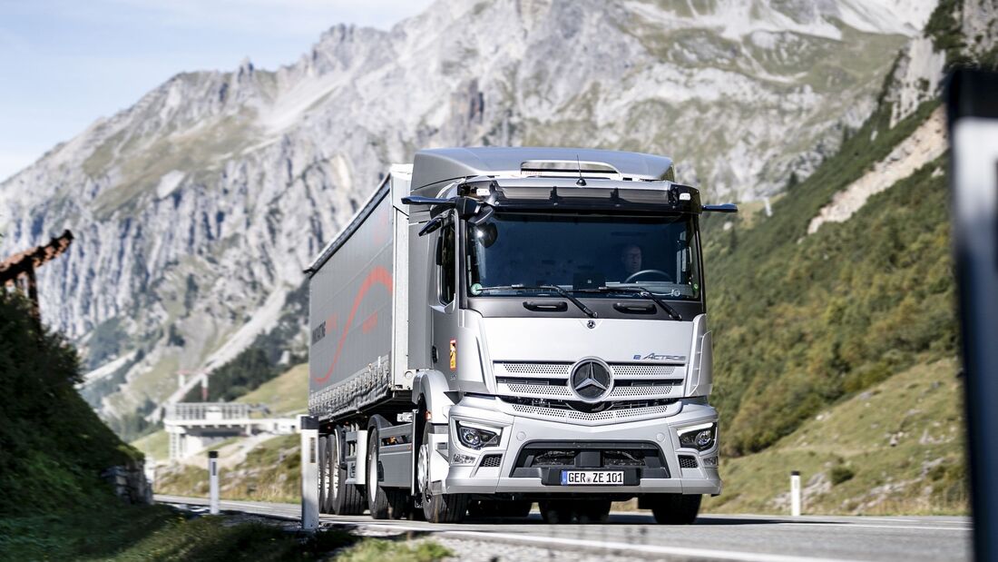 eActros als Gipfelstürmer