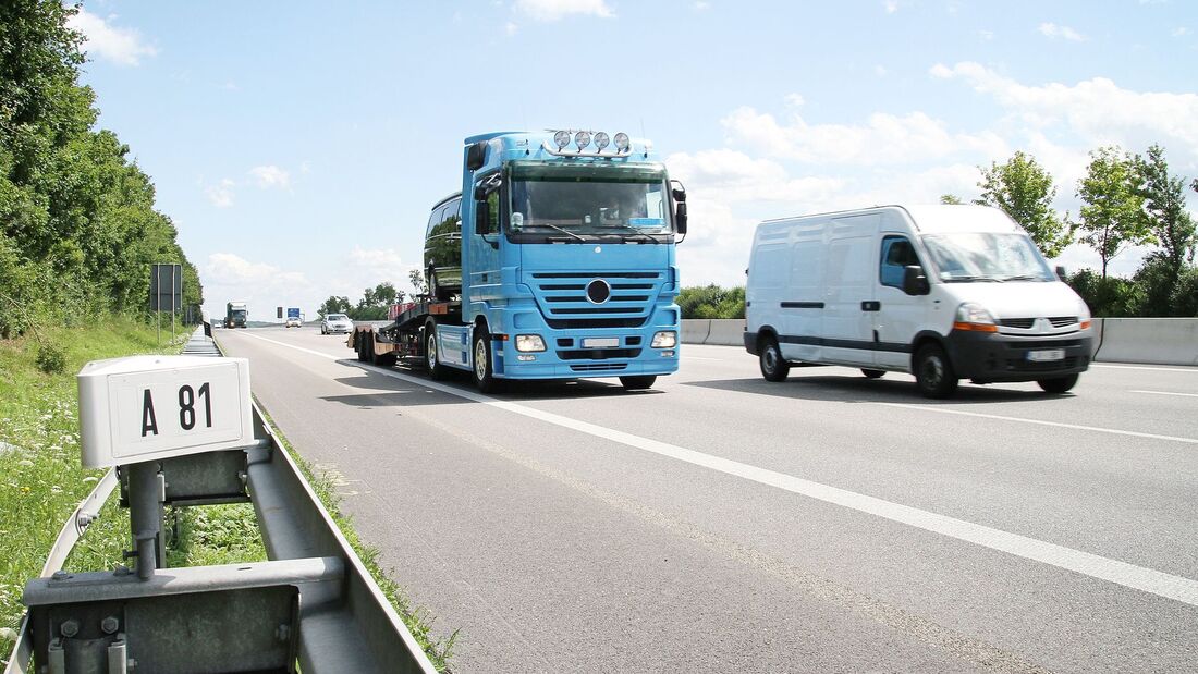 Freie Fahrt für Lkw im Sommer
