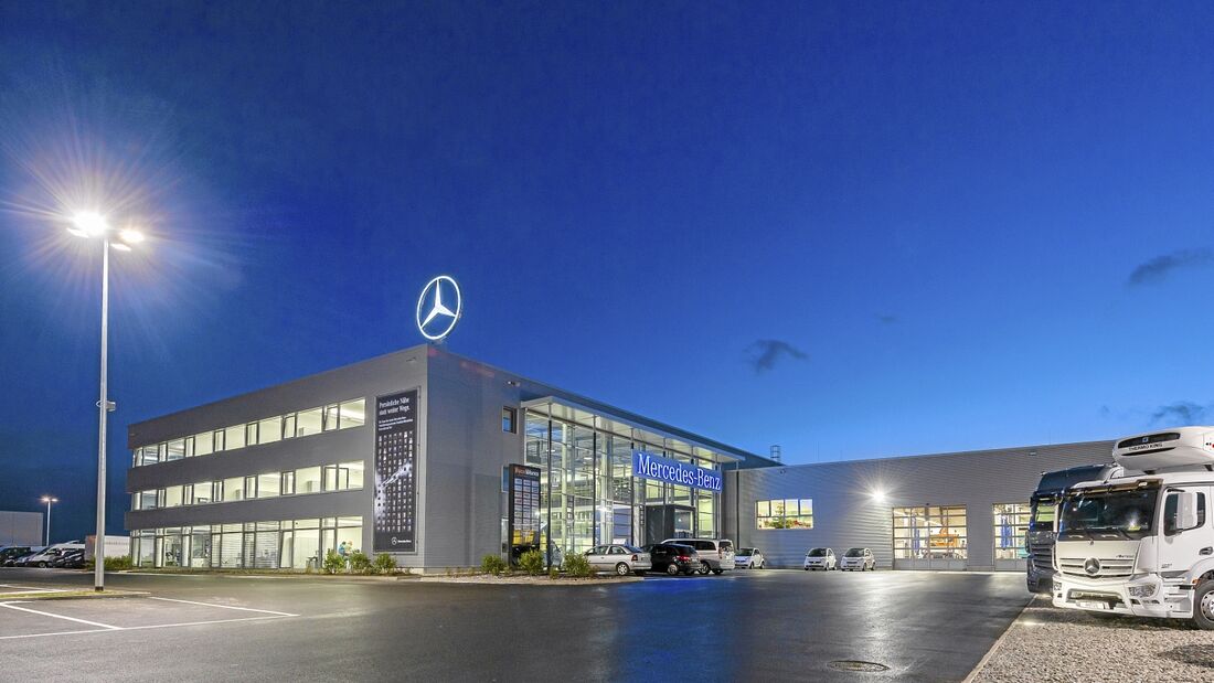 Truck-Works-Standort von Mercedes