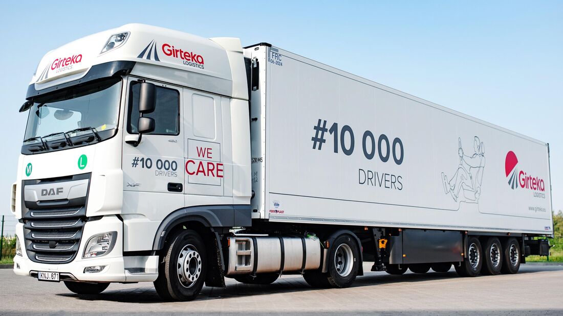 Girteka Logistics hat nun 10.000 Fahrer