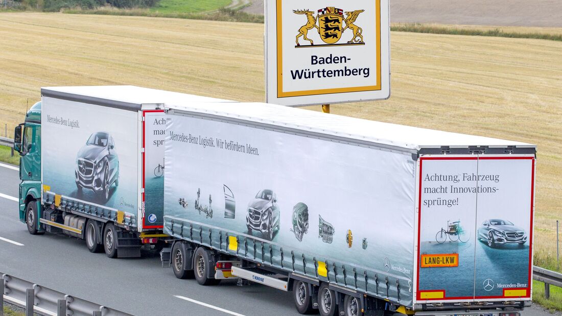 Lang-Lkw bringen positive Klimaeffekte