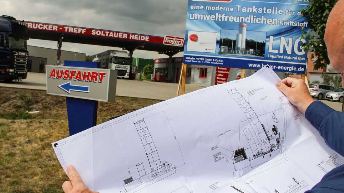 Hoyer baut LNG-Tankstellennetz aus