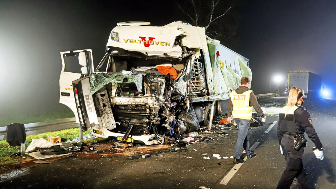 Gescheiterter Selbstmordversuch im Sattelzug