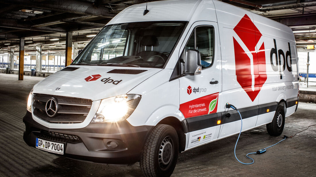Plug in Hybrid DPD rustet Sprinter auf eurotransport