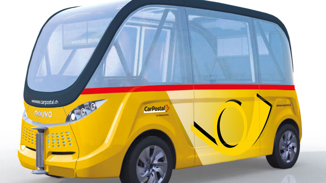 Shuttles fahren autonom durch Sitten