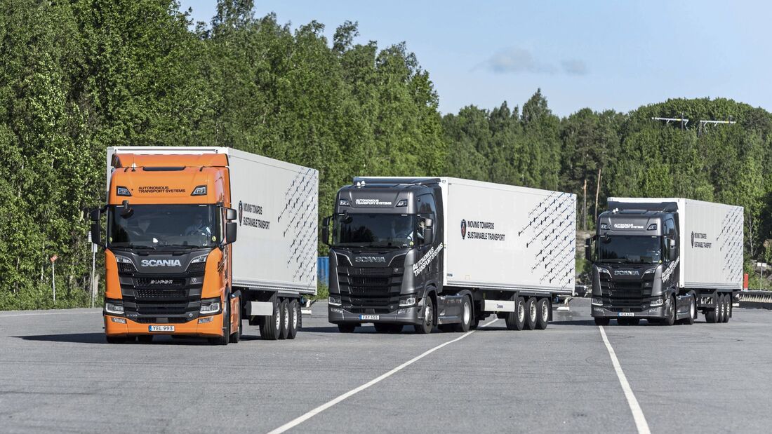 Scania bleibt Platooning treu