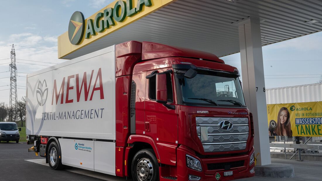 6 Null-Emissions-Lkw bei Mewa