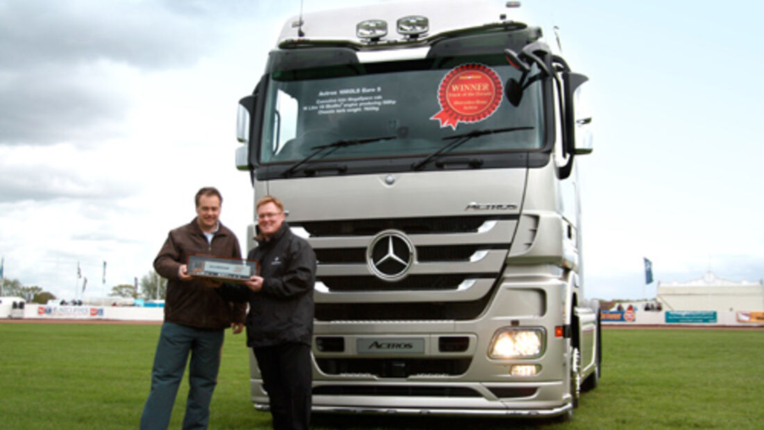 Actros zum Truck of the Decade in Großbritannien gewählt