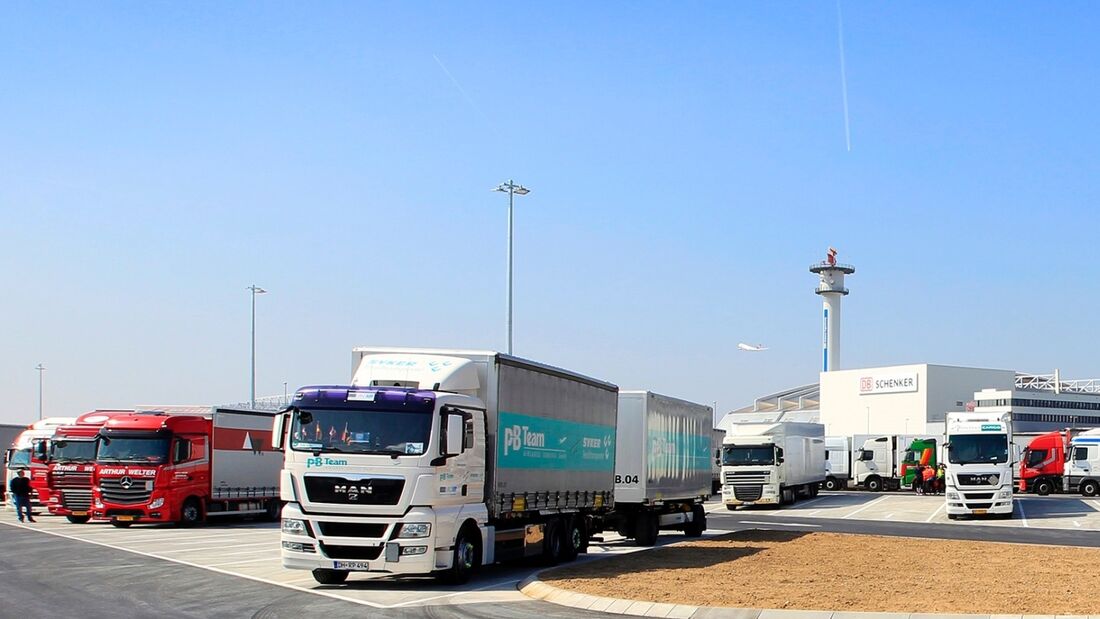 Neuer Lkw-Parkplatz in Frankfurt