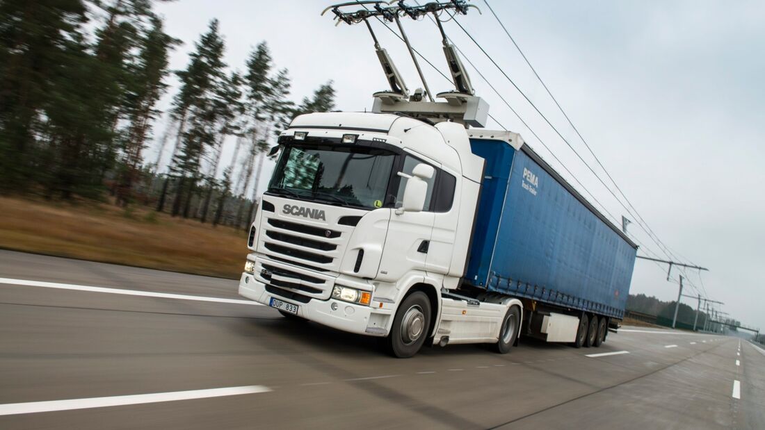 Siemens baut Oberleitung für Lkw