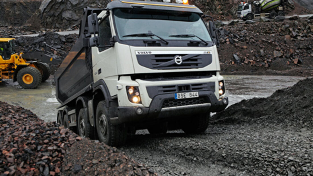 Tests mit Volvo FMX