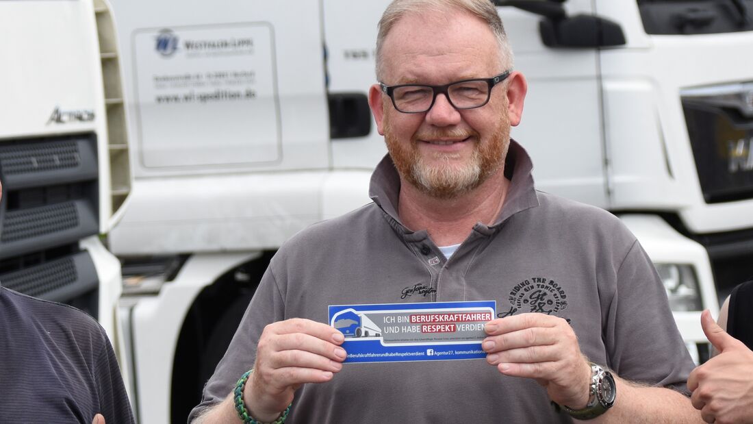 Respekt für Lkw-Fahrer