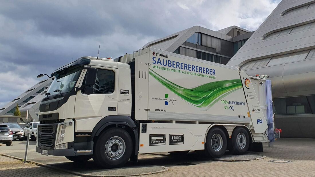 Duisburg mit neuem Elektro-Müll-Lkw
