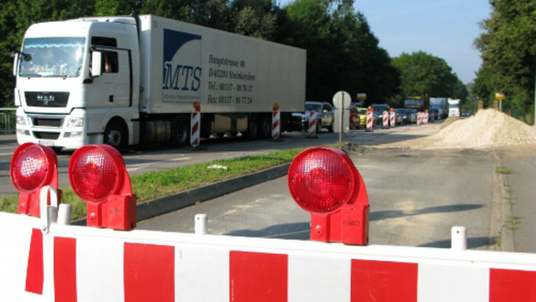 Mehr Baustellen auf den Autobahnen