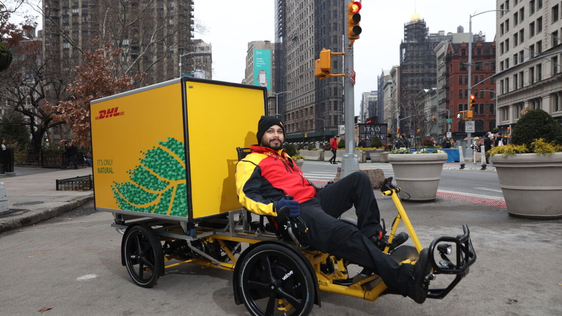 DHL-Pilotprojekt mit Lastenrädern