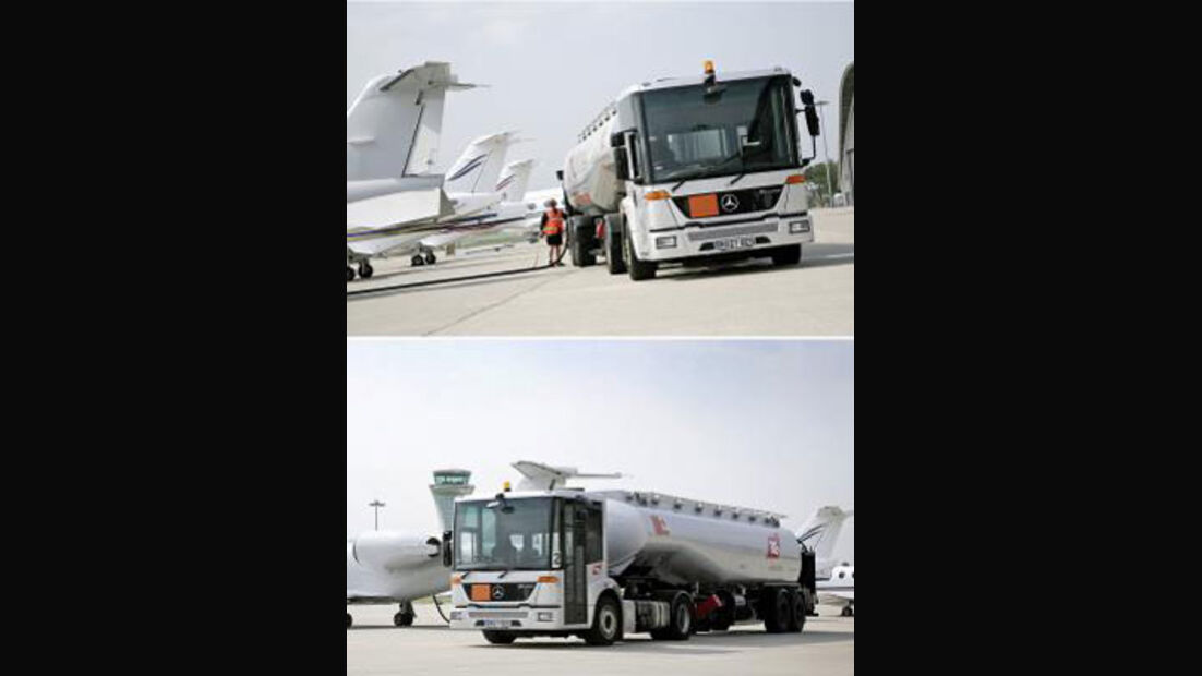 Mercedes-Benz Econic als Tank-Sattelzugmaschine