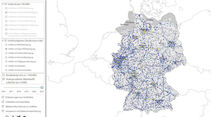 karte, unfallschwerpunkte