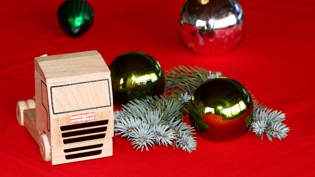 kugeln, lastauto omnibus, weihnachten