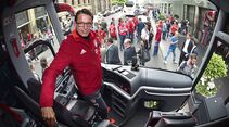 mannschaftsbus, man, fußball, eishockey, handball