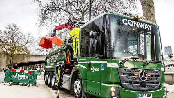 mercedes, benz, econic, conway, london, transport for london, vierachser, sonderfahrzeug, kipper, daimler
