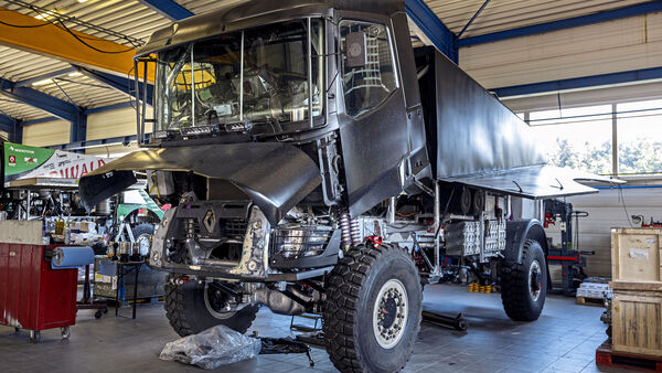 mkr, rallye, truck, werkstatt