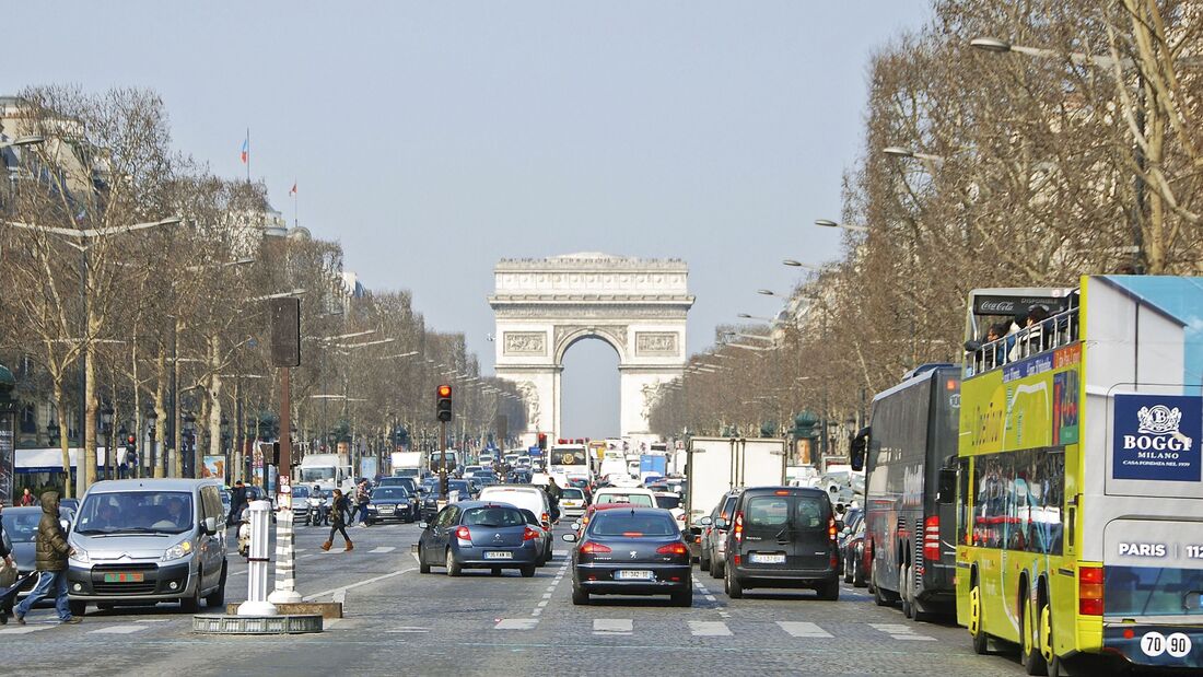 paris, champs-elysees, straße