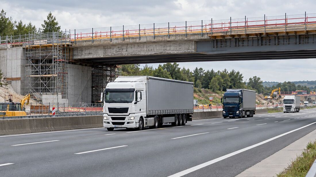 sanierungsbedürftige Autobahnbrücke