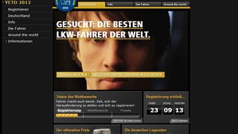 scania, homepage, european truck driver, 2012
